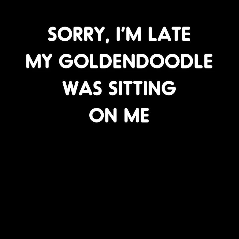 Goldendoodle drôle de dicton