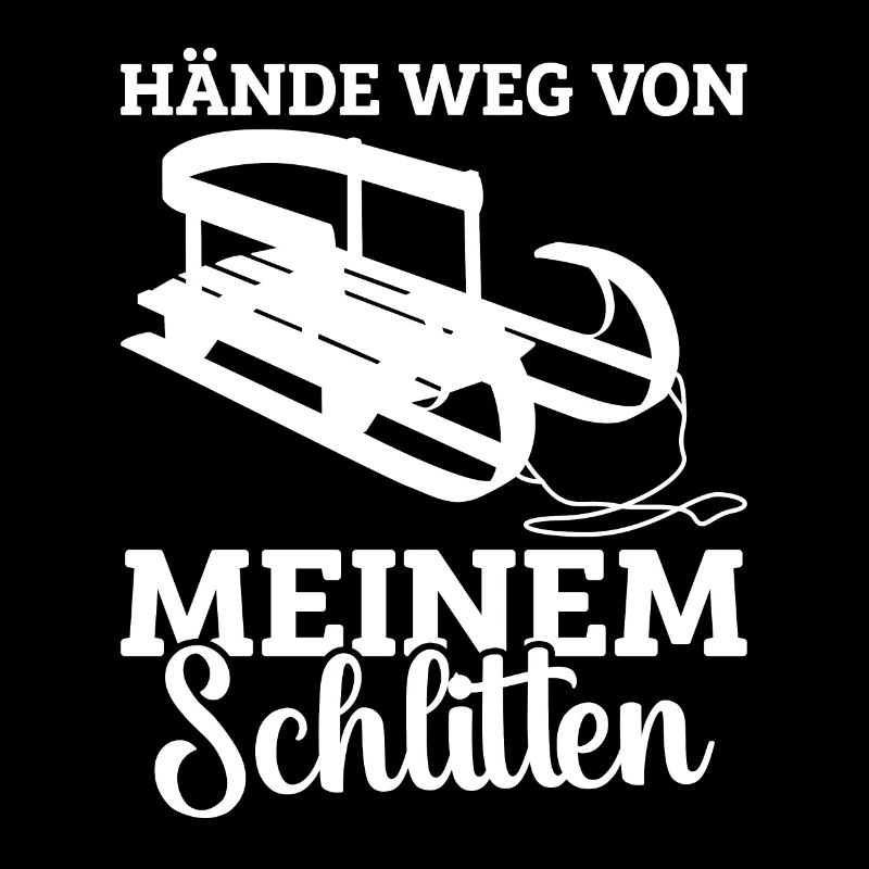 Schlitten Wintersport Rodel Rodler Schlittenfahrer
