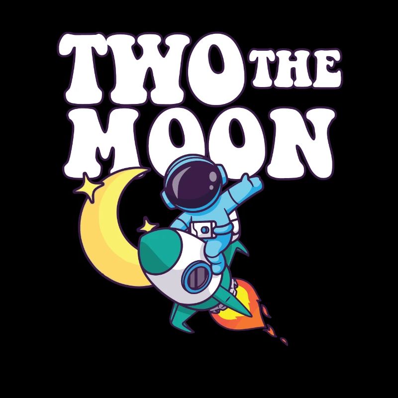 2nd Birthday Party Theme Outer Space Two The Moon