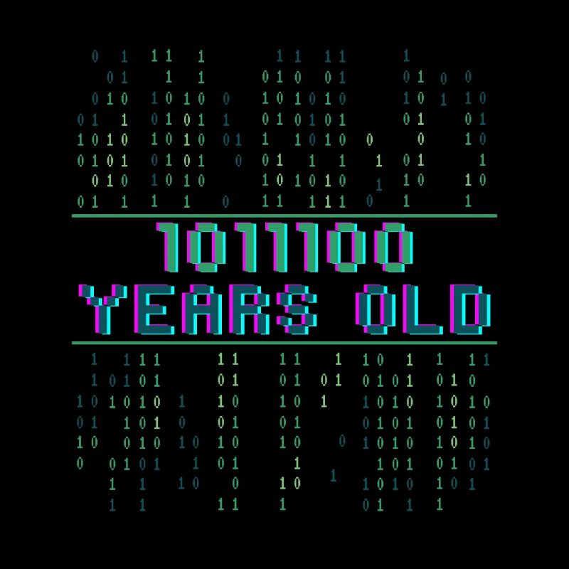 92. Geburtstag 92 Jahre alt Binärcode Informatik