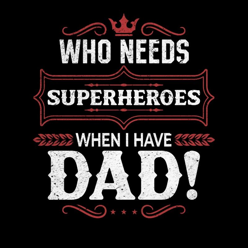 Superheld Papa Besser als jeder Comic-Held