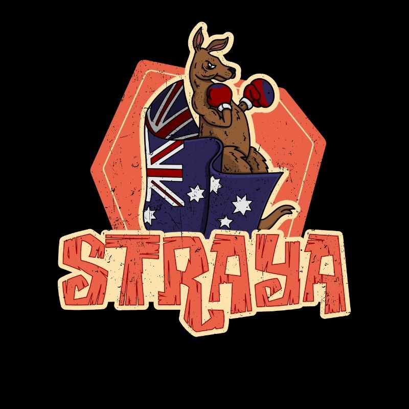 Australier Känguru Australien Flagge Boxen