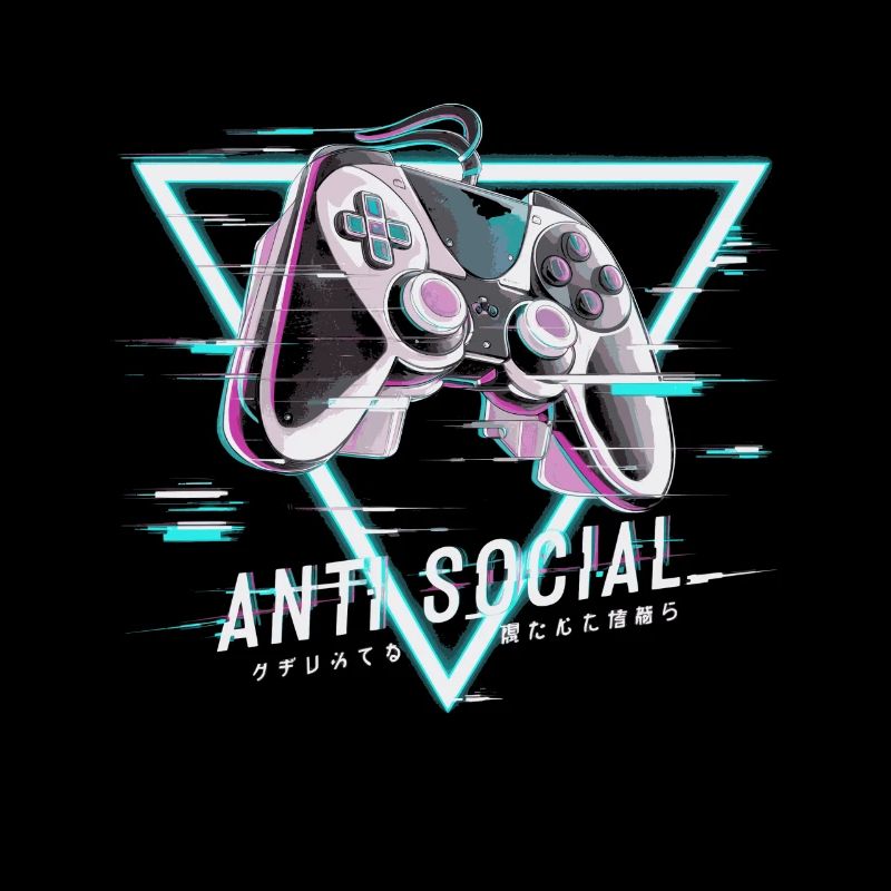 Gaming Controller Glitch Design