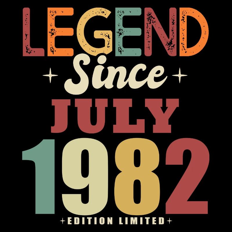 Geburtstagsgeschenk 40 Jahre Juli 1982 Legende