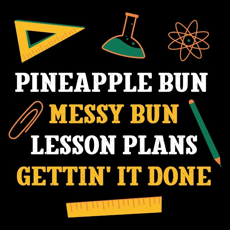 Pineapple Bun Messy Bun Lesson Plans Funny