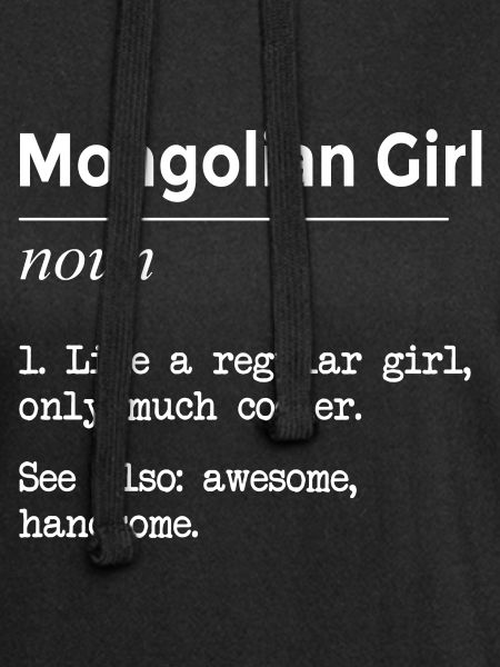 Mongolisches Mädchen lustige Definition