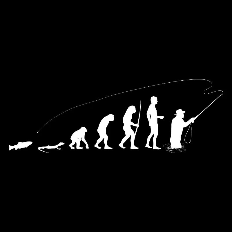 Mouche Fisher Evolution blanche