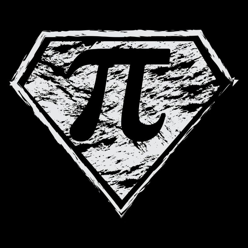 Math teacher Pi superhero math teacher school