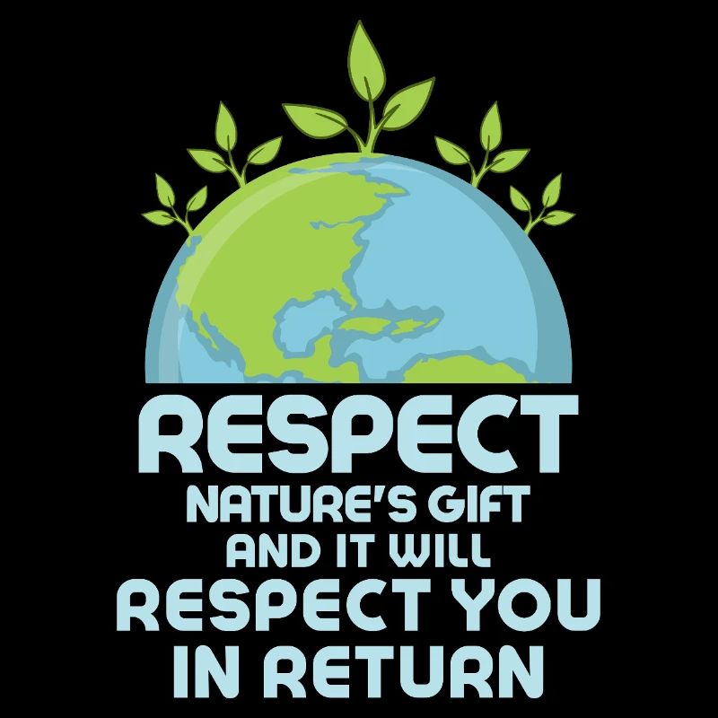 Respect Nature's Gift Planet Environmental Earth D
