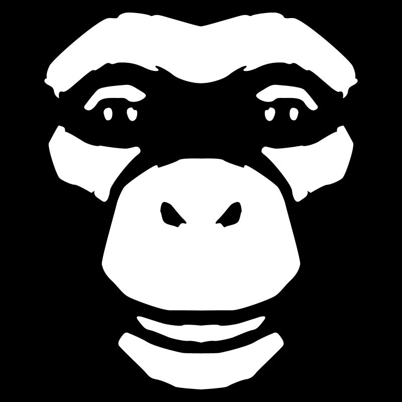 Monkey Face – Style primate de la jungle sauvage