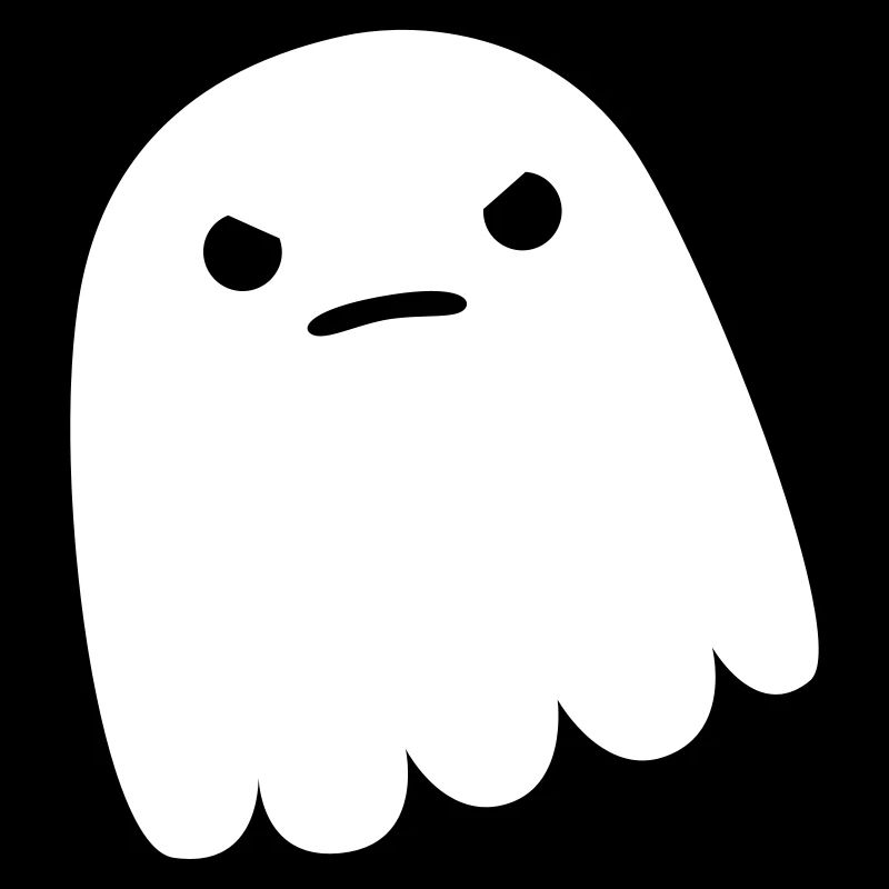 Very unhappy ghost (angry Ghost)