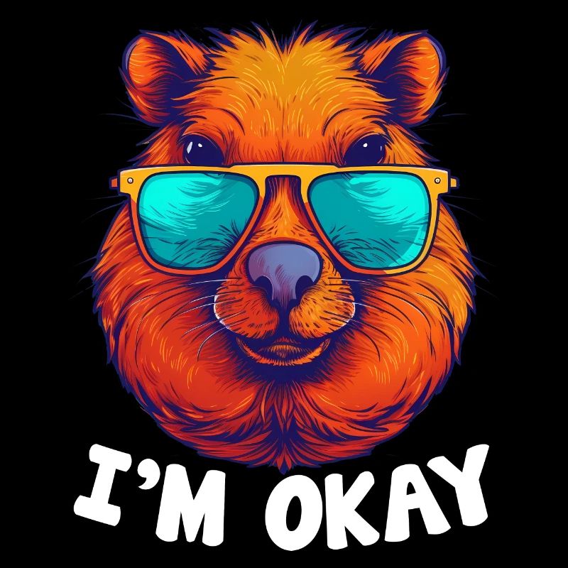 Capybara Funny Rodent Capybara Capybara
