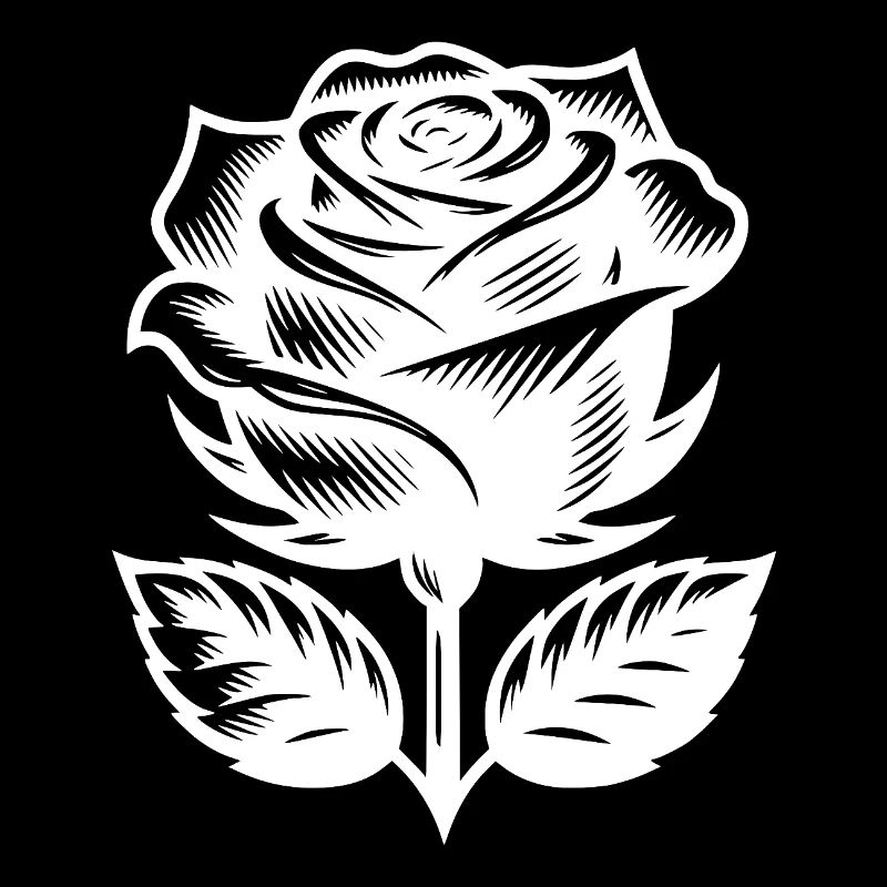 Rose décorative Motif de rose élégant
