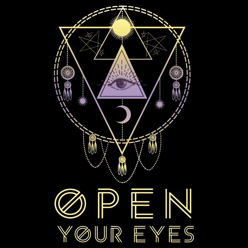 Open Your Eyes Allsehendes Auge Boho Geschenk