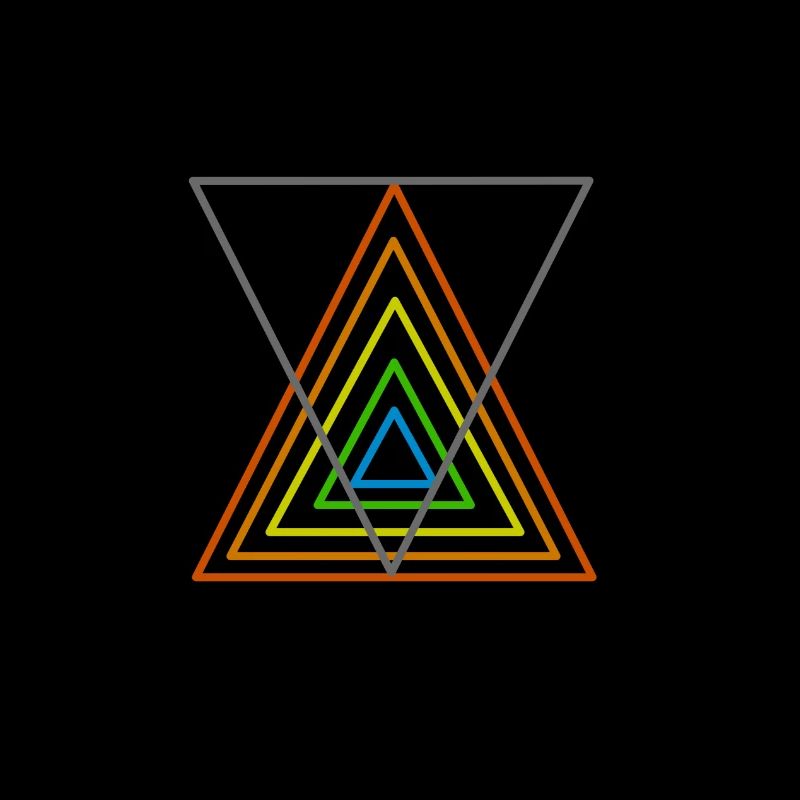 triangle coloré