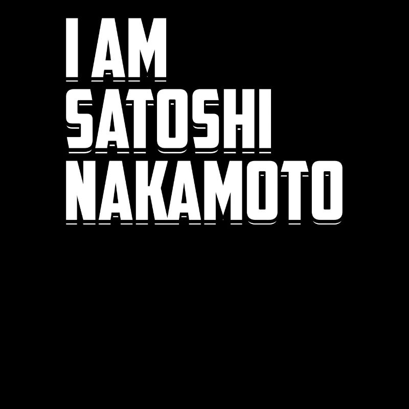 Je Suis Satoshi Nakamoto Bitcoin Devise Numérique