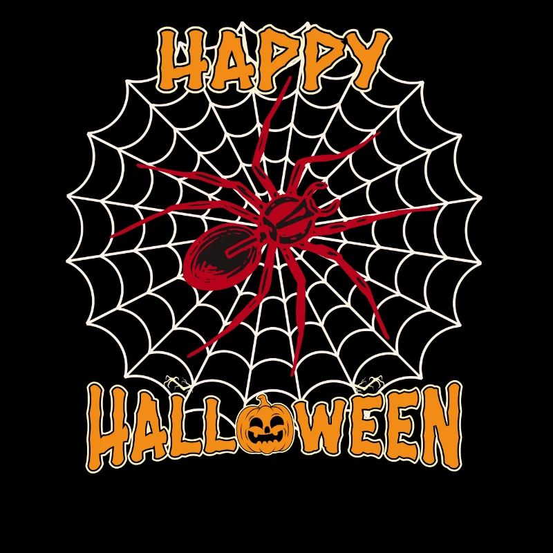 Conception de coeur d’araignée d’Halloween