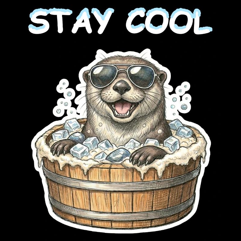 Stay Cool Eisbaden Otter