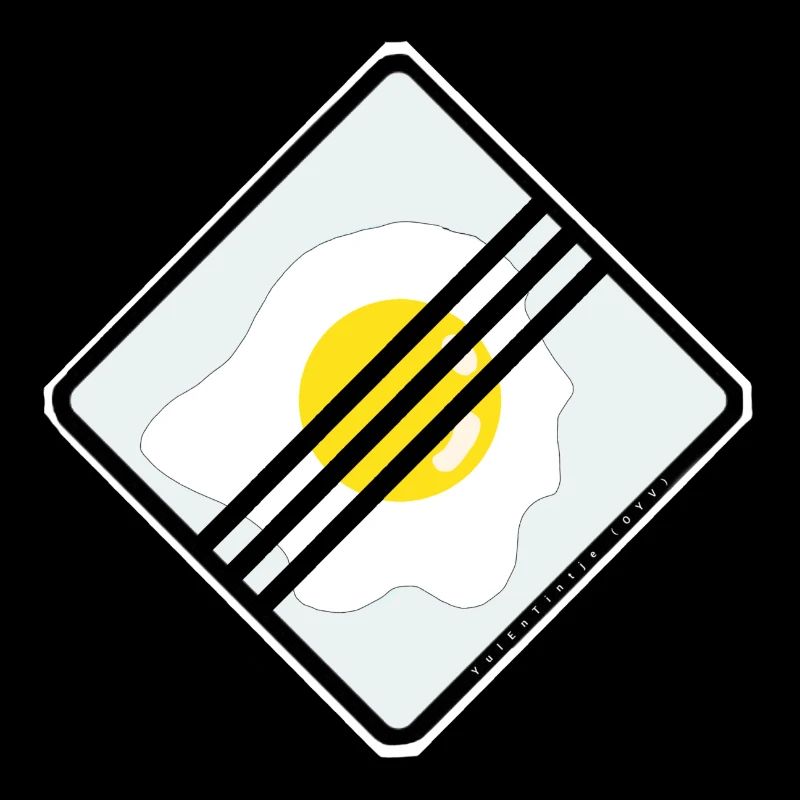 Traffic sign design: egg.