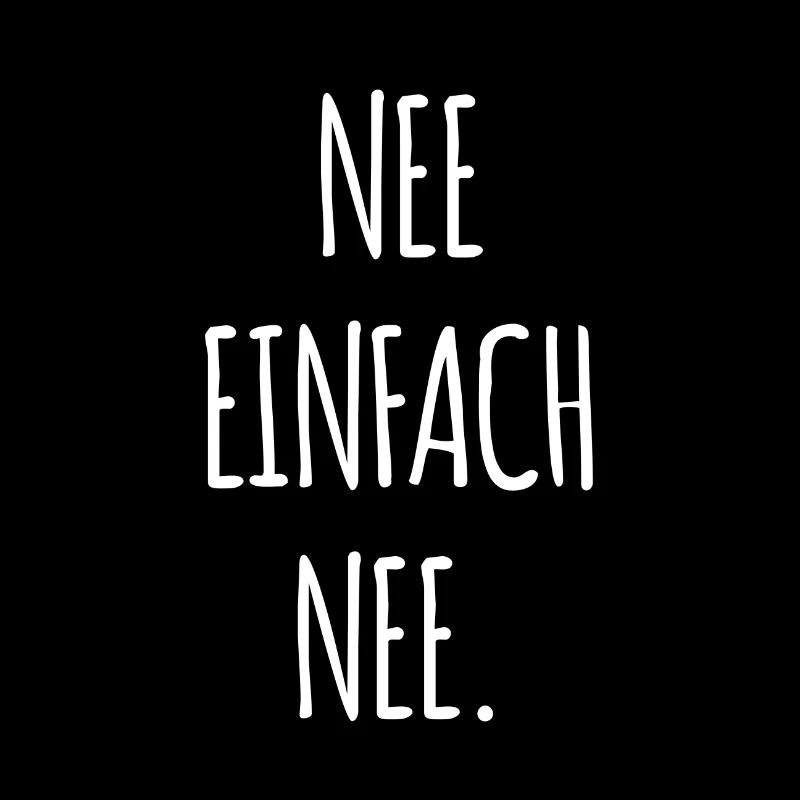 Nee einfach nee.