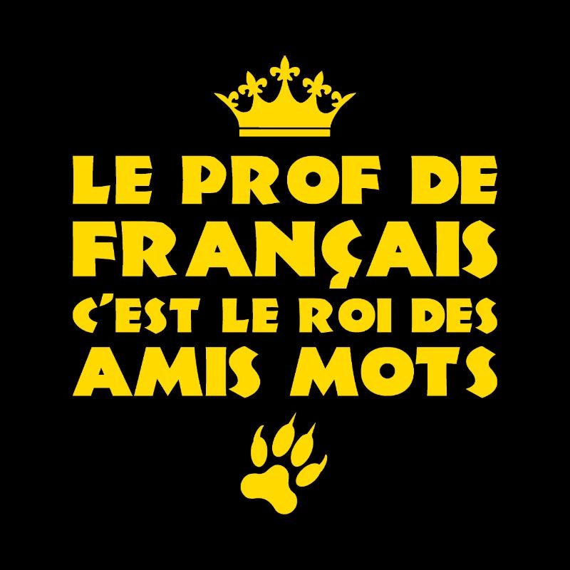 LE PROF DE FRANÇAIS, C'EST LE ROI DES AMIS MOTS !