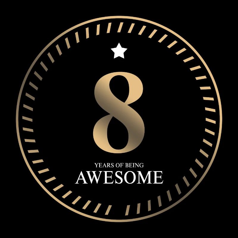 8 ans, génial 8e anniversaire