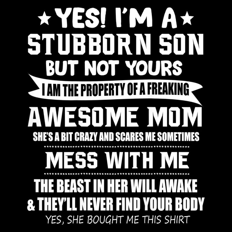 Muttertag Queen Mom Mama Mutter Sohn