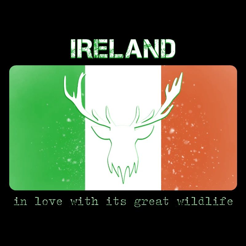 FAUNE ET DE LA FLORE D’IRLANDE Drapeau de l’Irlande