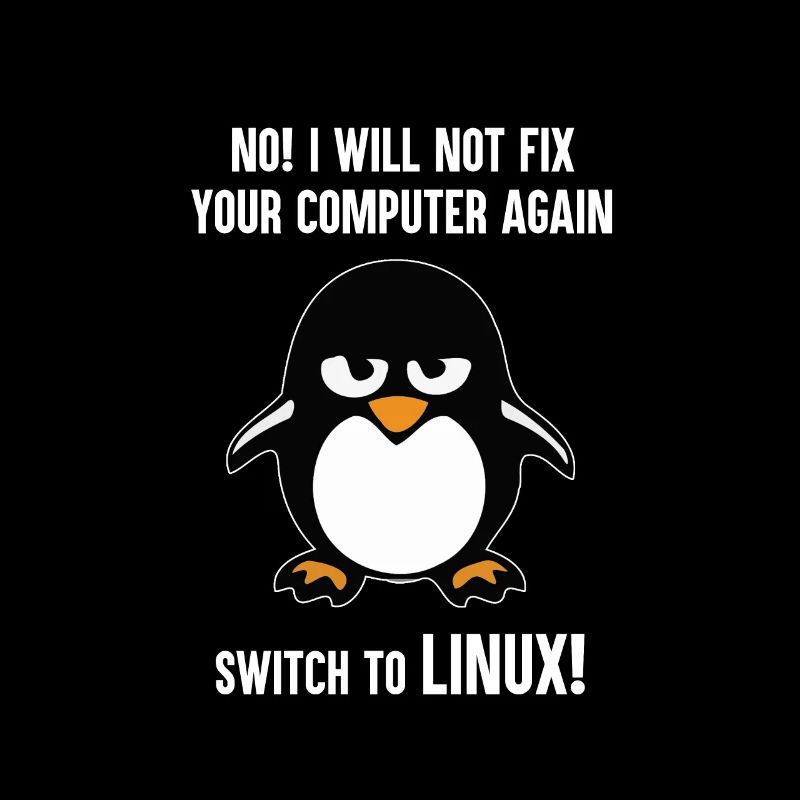 Programmieren Informatik Geschenk · Linux