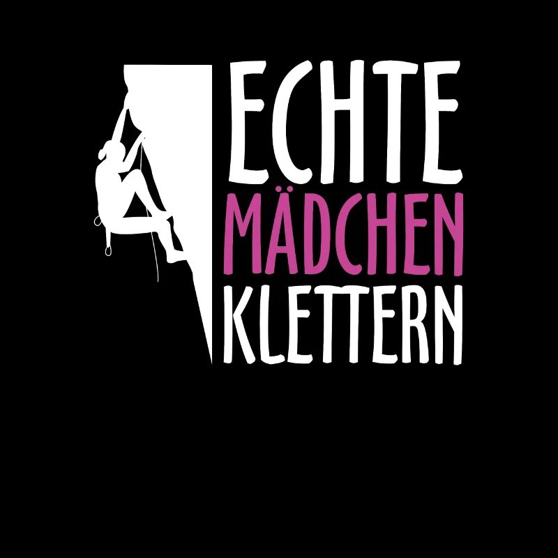 Echte Mädchen Klettern T-Shirt Geschenk