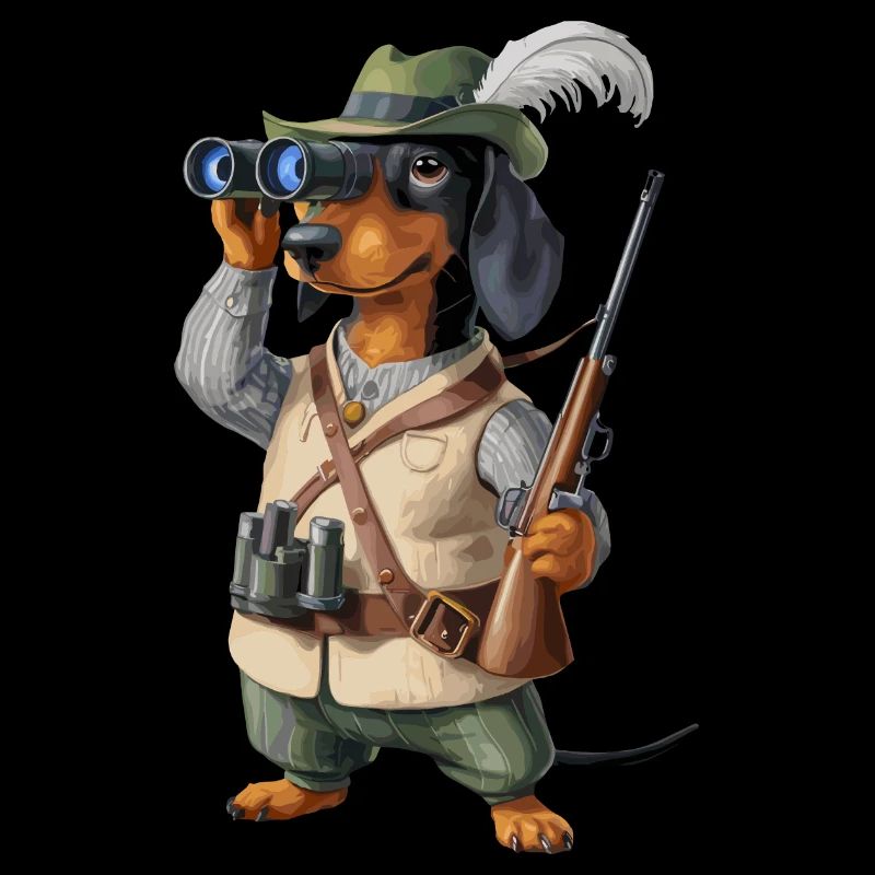 Witzger Jagdhund für einen Jäger mit Hund