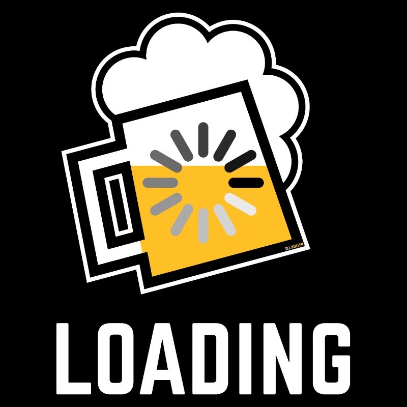 Bier Loading (Bier Wird Geladen / Negativ / \)
