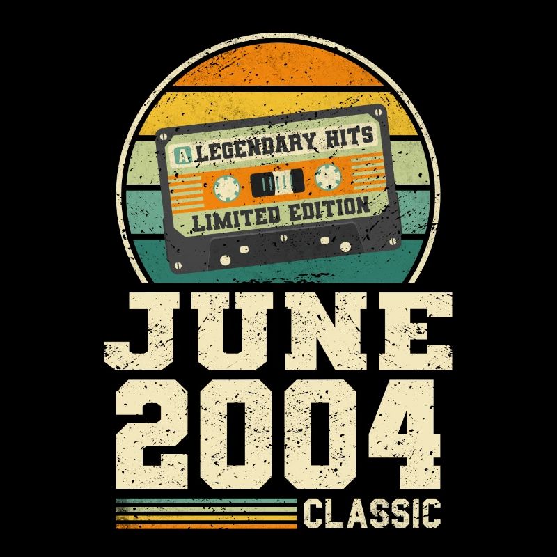 19th Birthday June Vintage 2004 Gift Idea