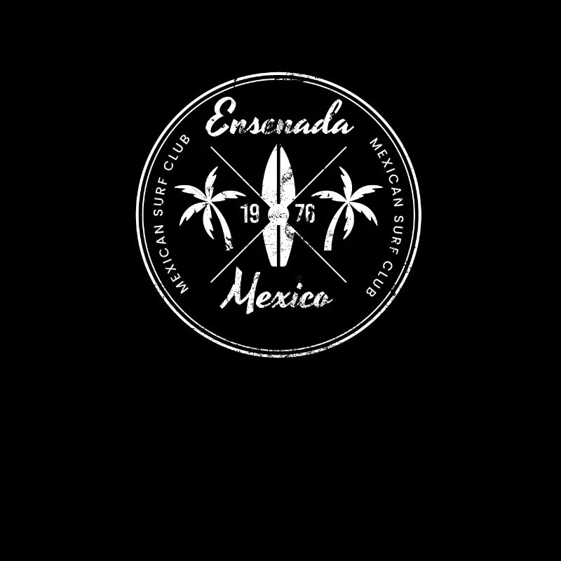Retro Ensenada Mexico Beach Vacances Souvenir