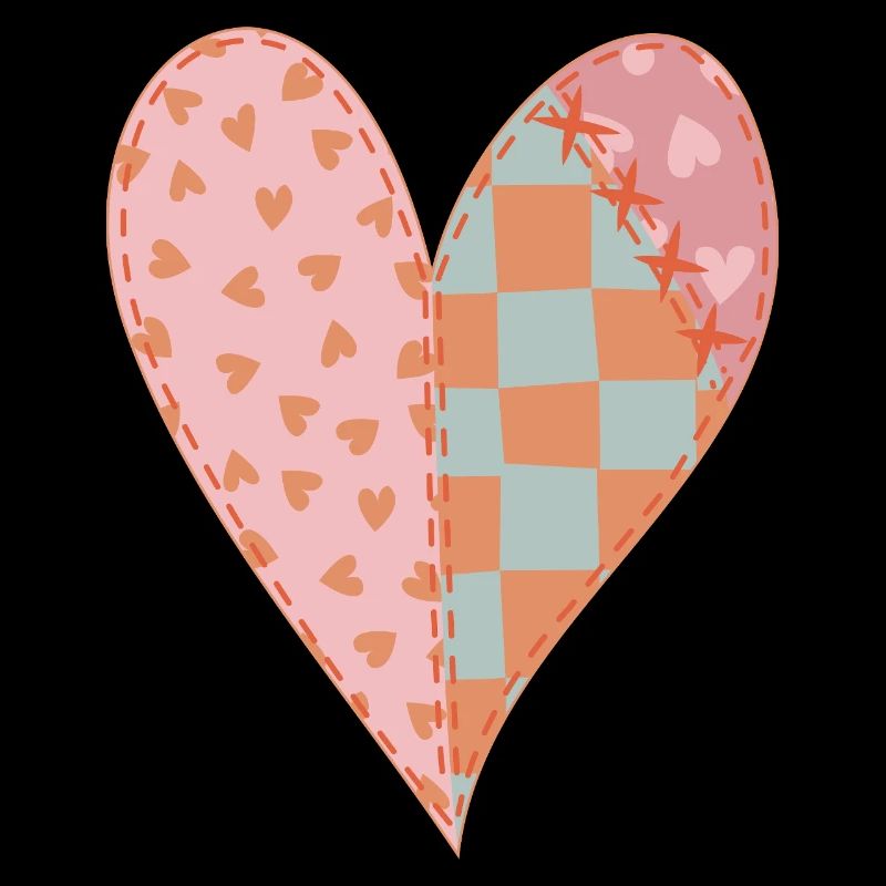 Patchwork Herz Nr. 2