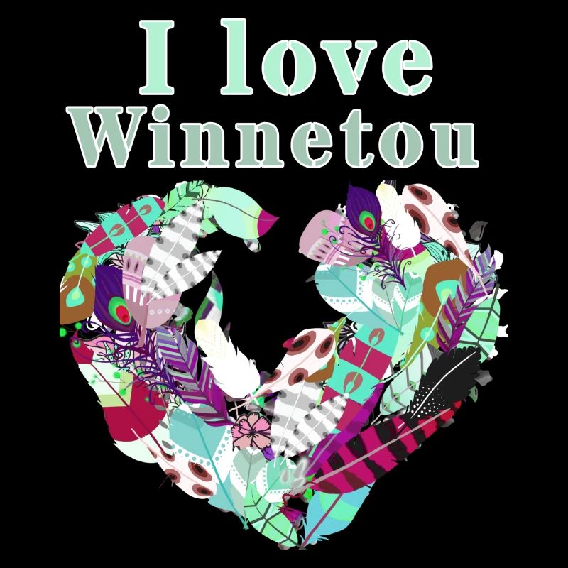 save winnetou,winnetou,federn,illustration