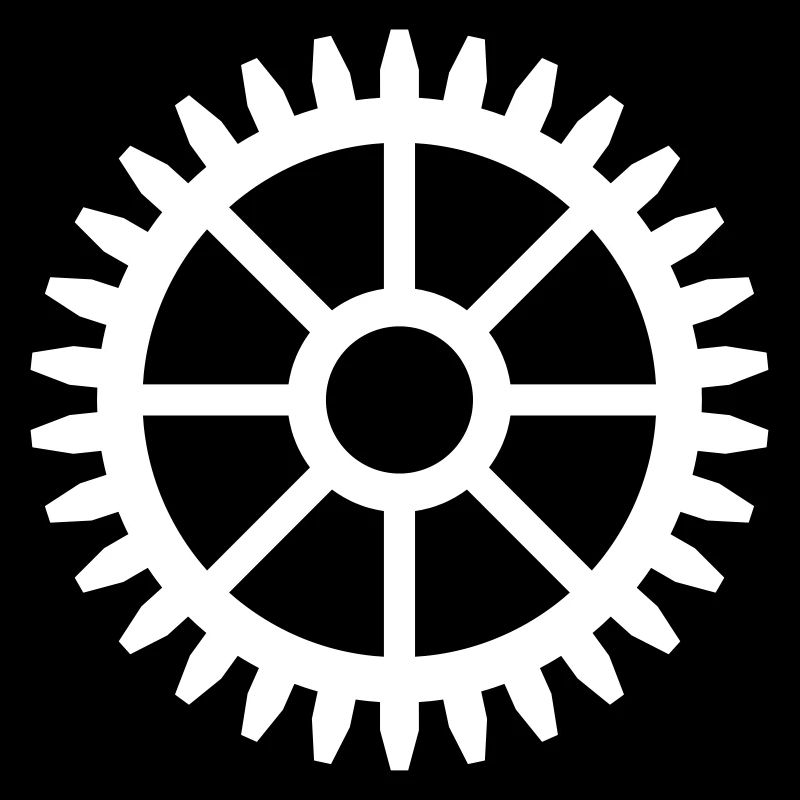 Gear vector design template - COLOR CHANGEABLE