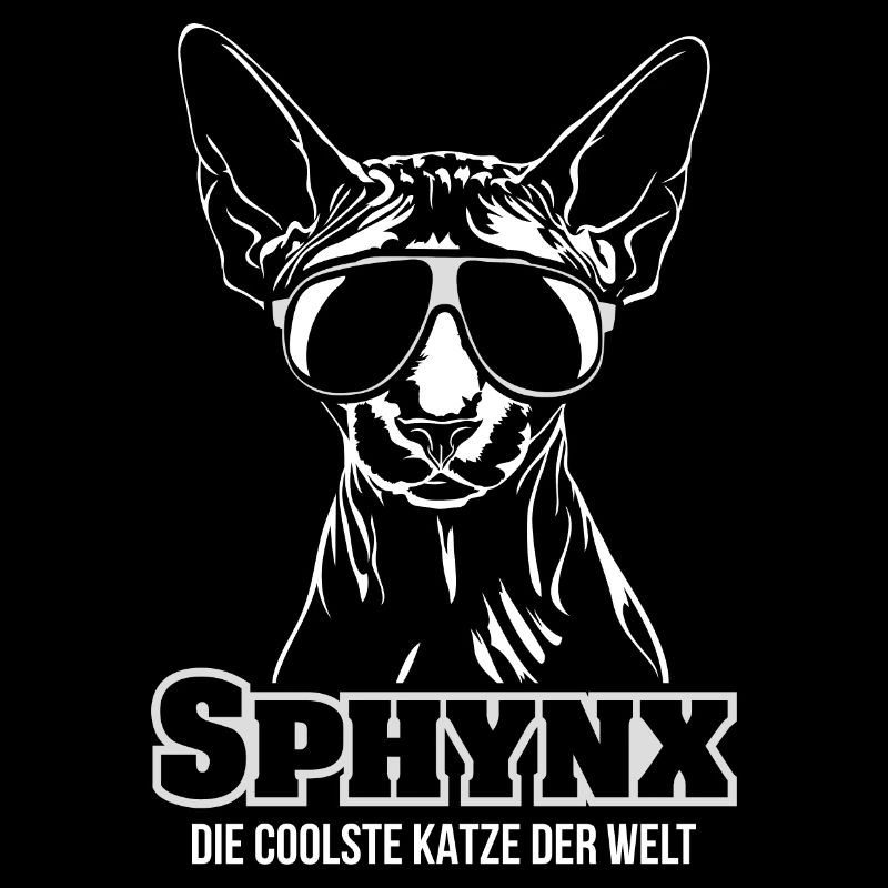 SPHYNX coolste Katze Katzen Spruch Sphinx Wilsigns