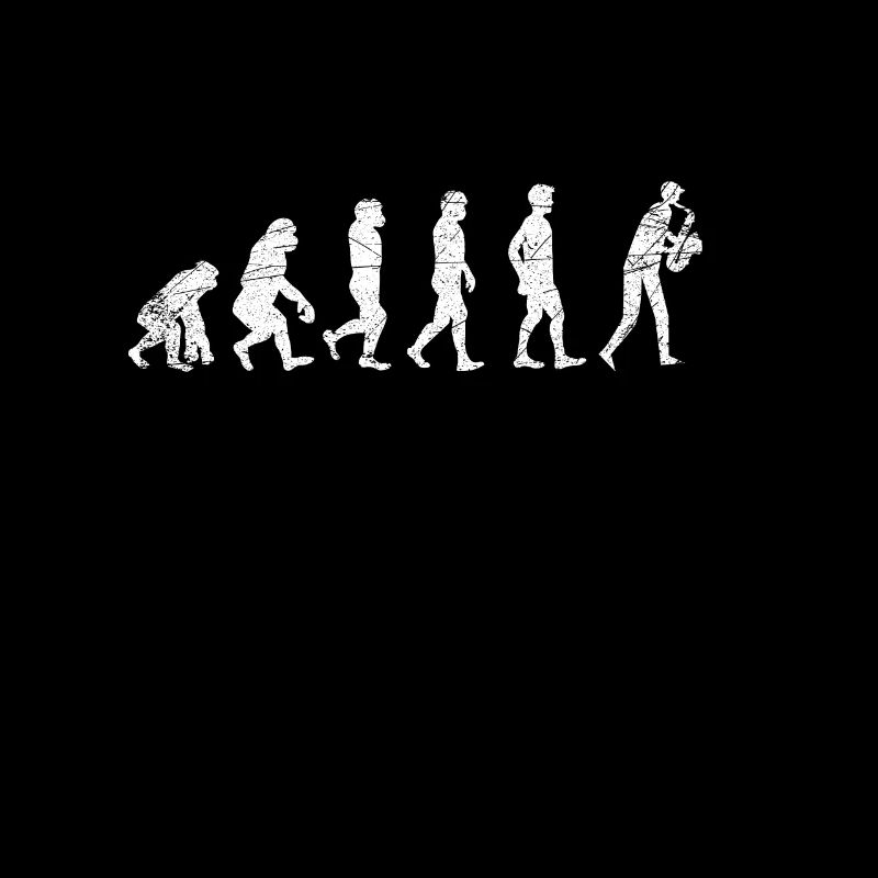 Saxophon Musiker Evolution