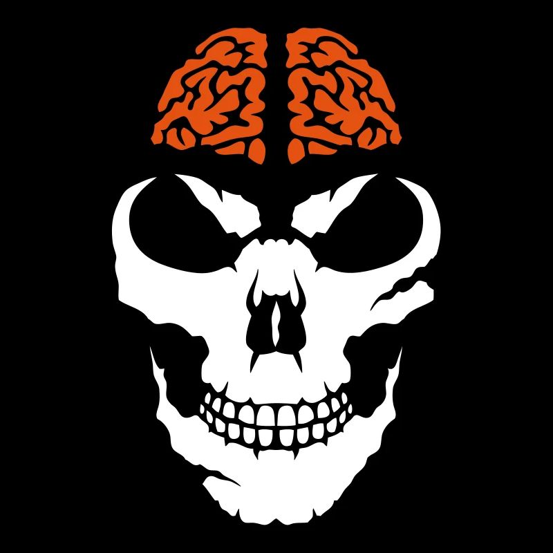 brain brain death brain skull
