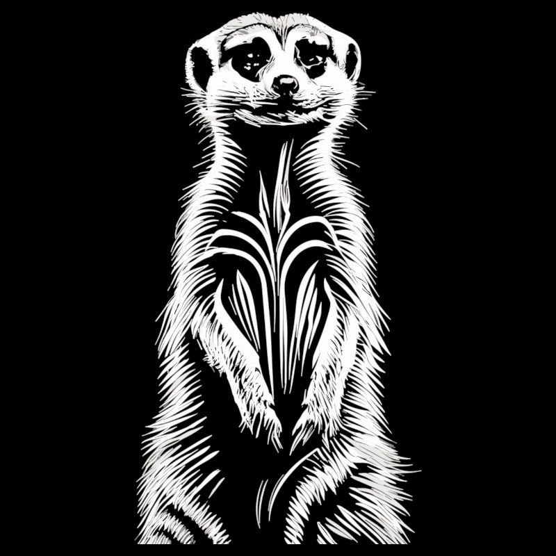 Gemeinschaftssinn in der Wüste: Ein Erdmännchen