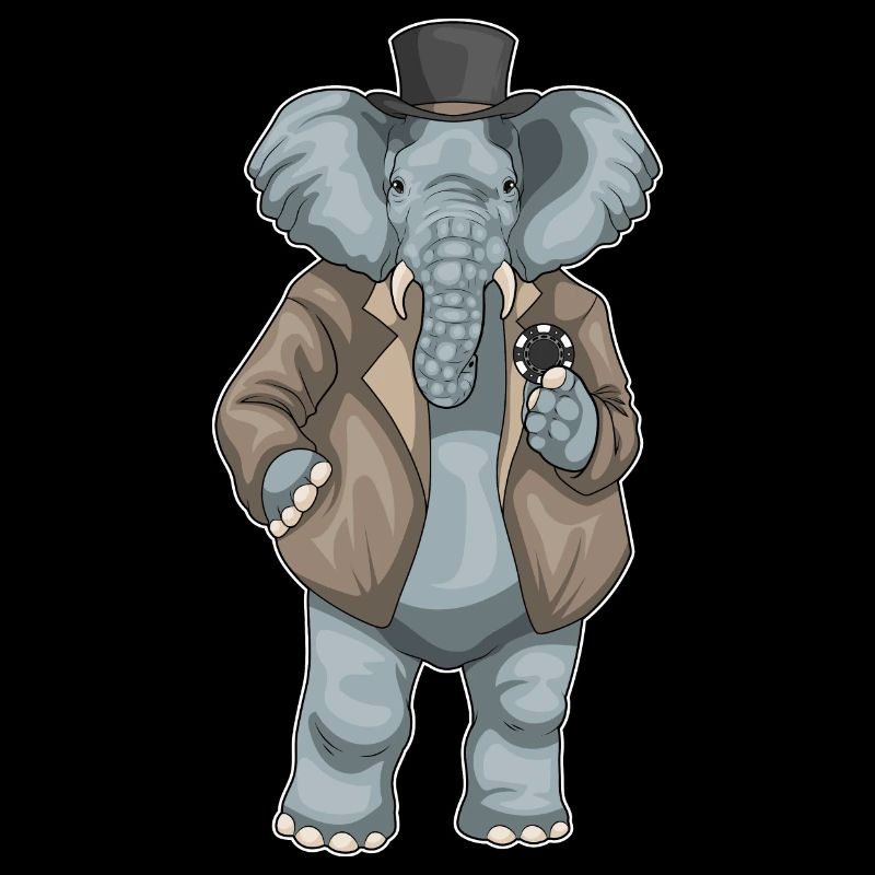 Elephant Poker Poker Chips