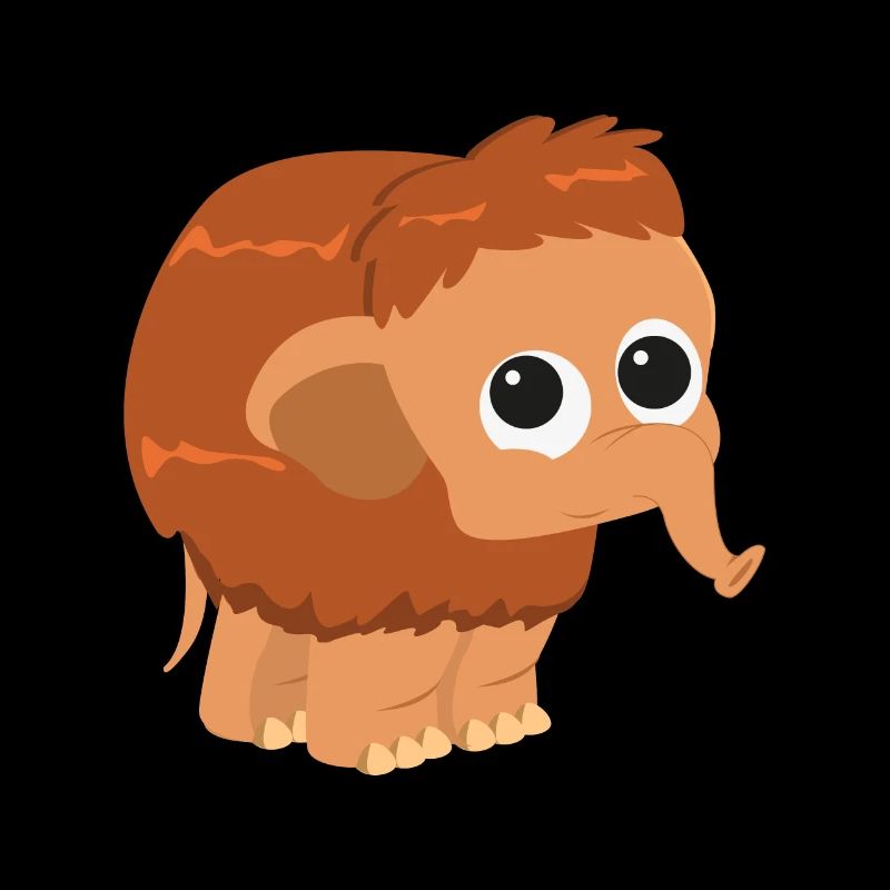 Mammoth Baby Mammoth Mammoth Comic Cartoon