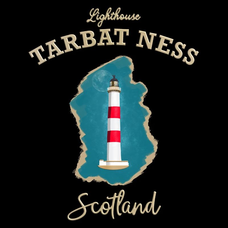 Phare d’Écosse Tarbat Ness, côte de la mer du Nord
