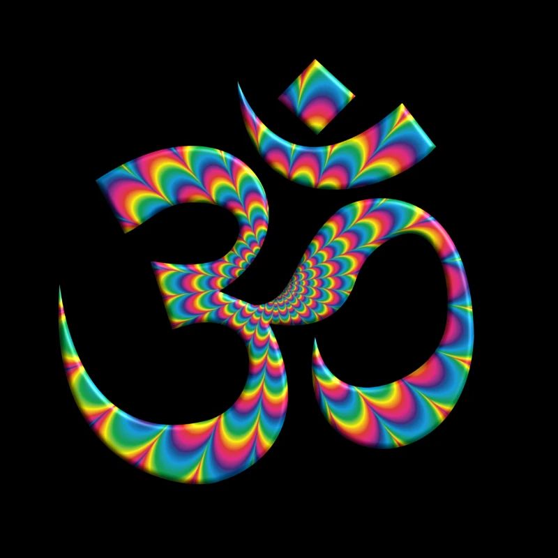 Goa Om Psytrance Psychedelic Gift