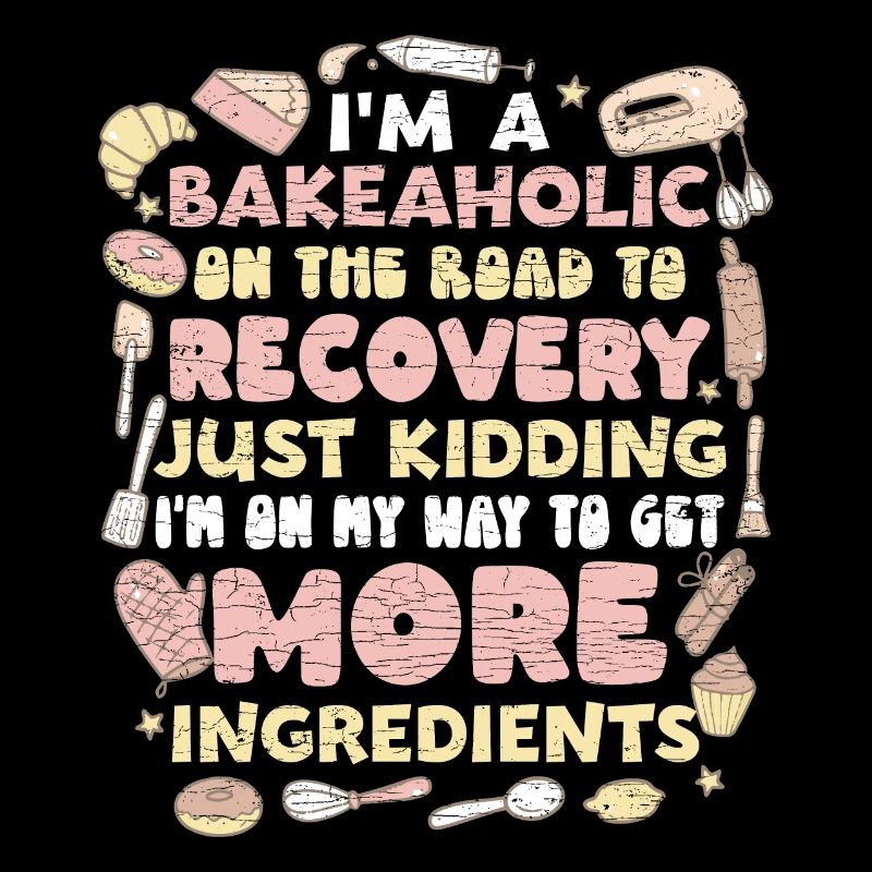 Bäcker Spruch Geschenk Backen