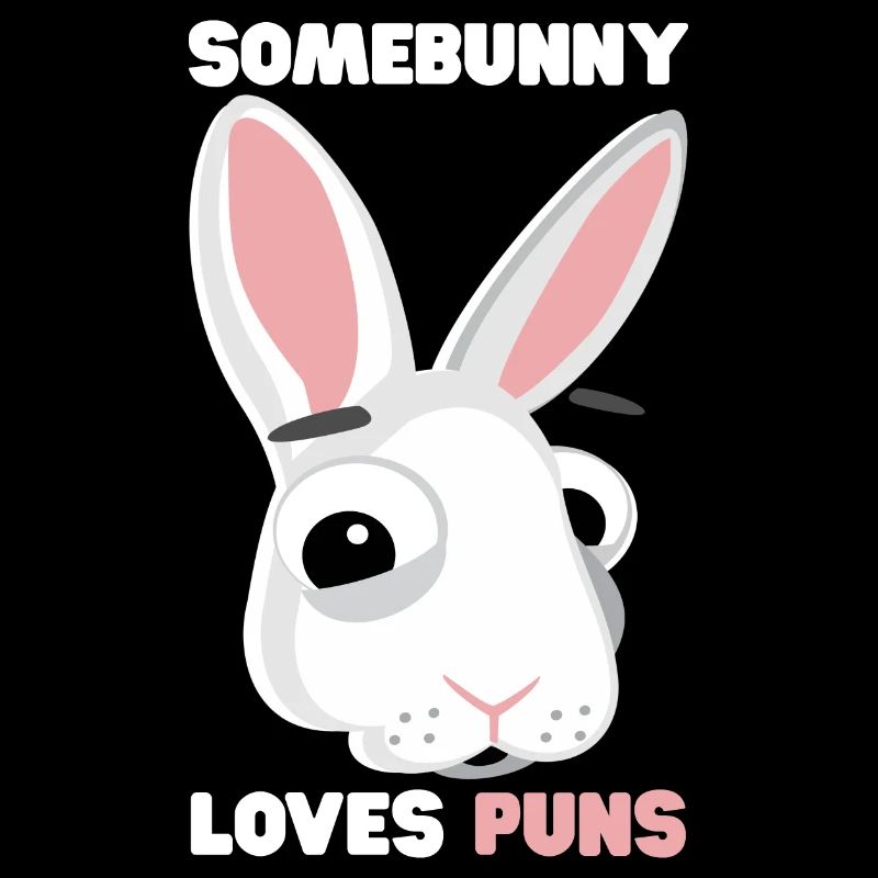Bunny Pun Somebunny Loves Puns Punster