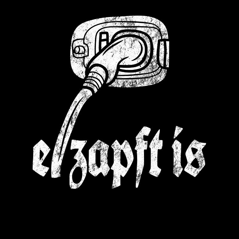 o'zapft mit Elektroauto - E-Auto Aufladen Spruch