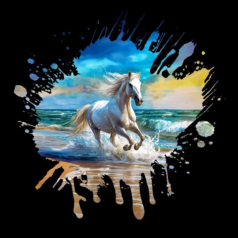 Pferd am Strand