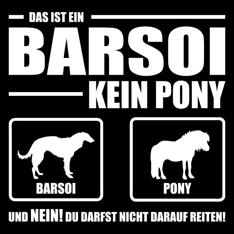 BARSOI pas de poney wilsigns chien sort canin